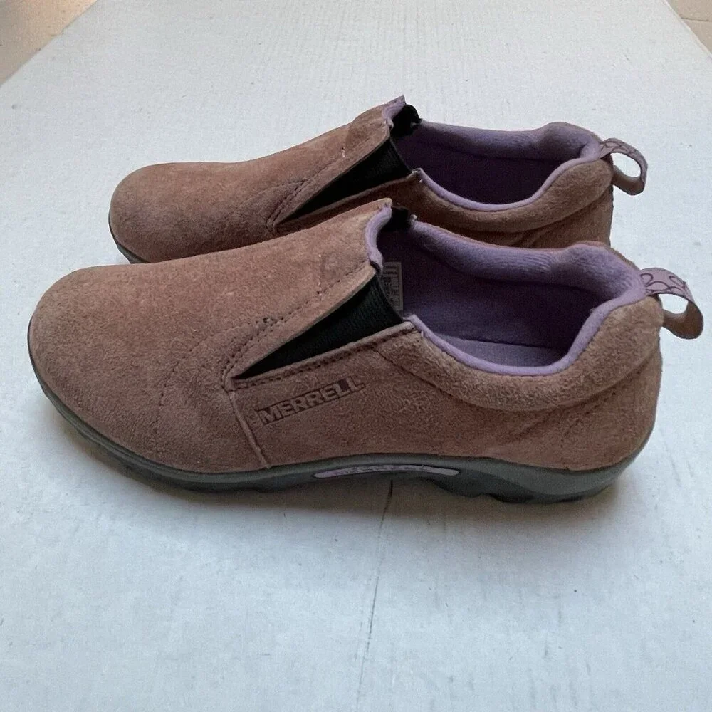Merrell Jungle Moc Kids Slip On Loafer Shoes Size‎ 5.5 Huckleberry Outdoor